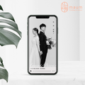 클래식(經典)｜韓式電子喜帖網頁(含客製化問卷+邀請函·自選版權音樂·相簿·地圖導航)